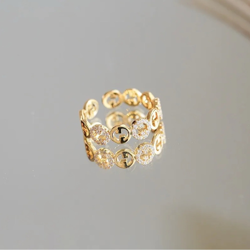 3 FOR $15 Elegant Gold and Silver Open Ring
